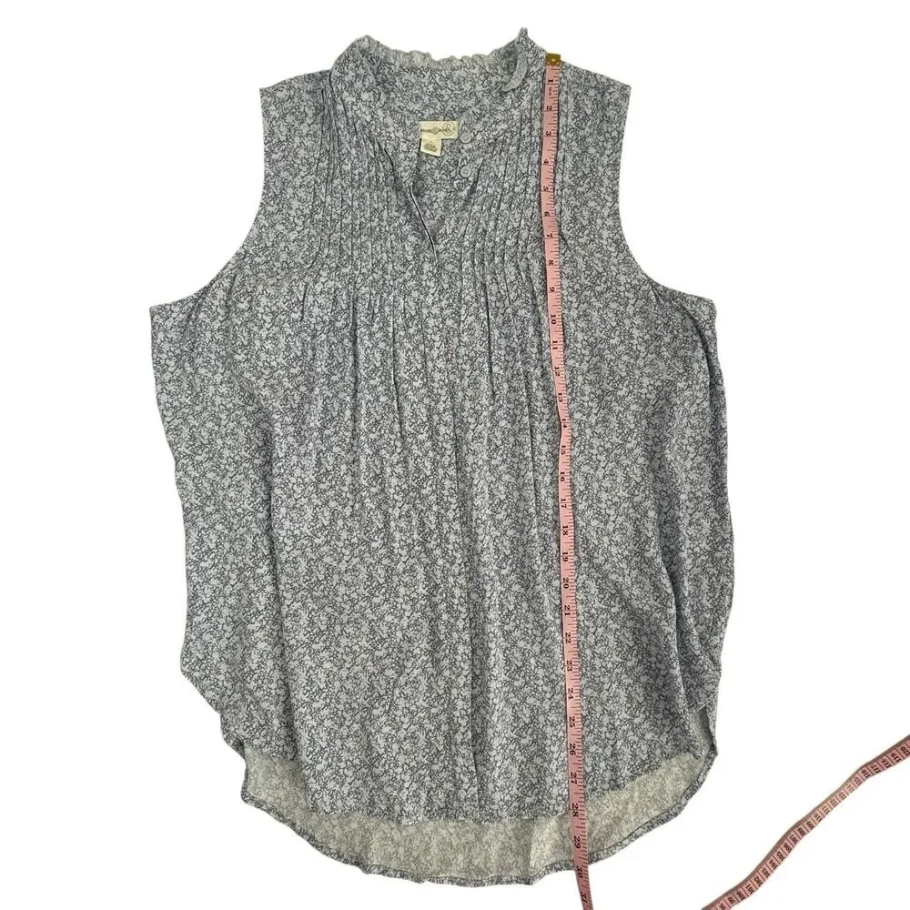 NEW Treasure & Bond Popover Sleeveless Top Large Lavender Nordstrom Split Neck - Picture 11 of 11